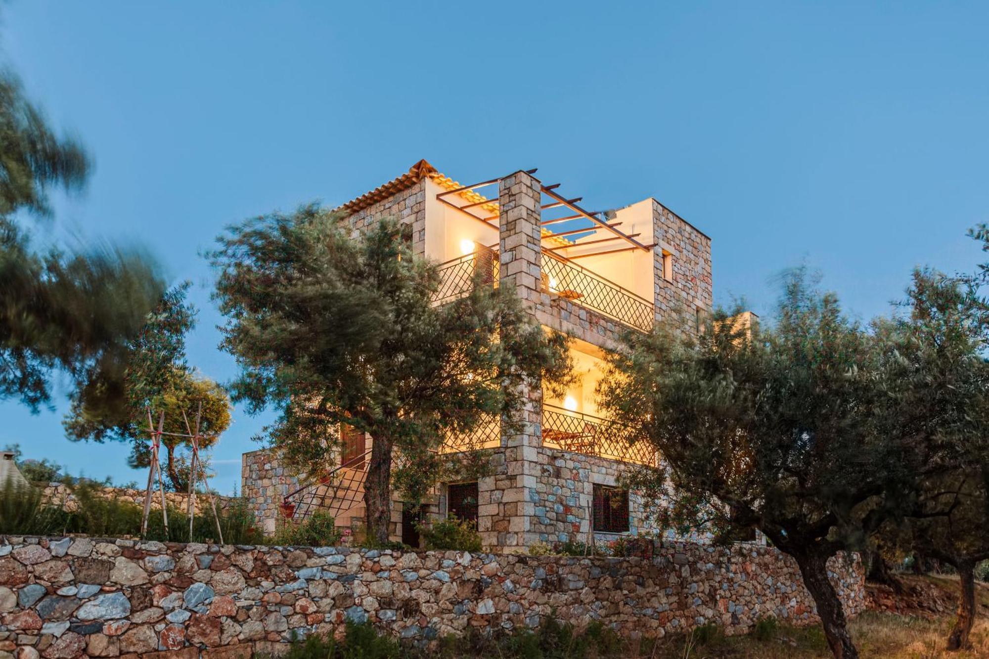 Villa Armonia, Sunset View&Relaxing Beach Vibe Proástion Exterior foto